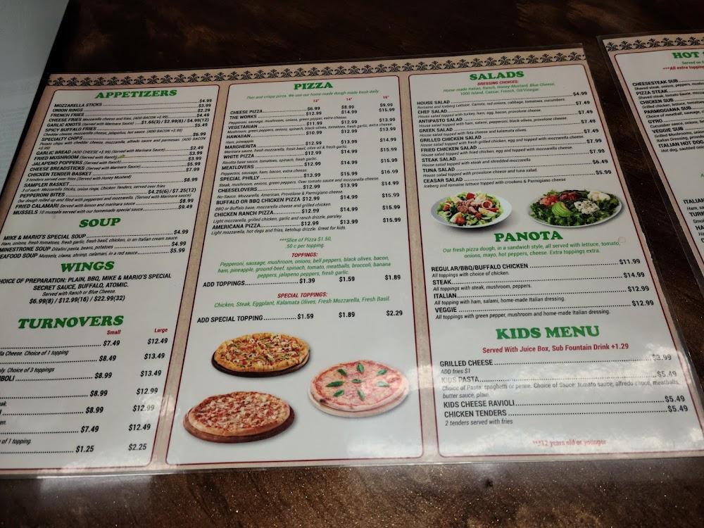 MIKE & MARIO'S ITALIAN RESTAURANT Menu image 4